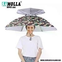 ราคา หมวกร่มกันฝน แบบพกพา สีเขียวทหาร พับได้ เหมาะสำหรับกิจกรรมกลางแจ้ง เช่น Pesca เงาแดด กันน้ำ หมวกตกปลาตั้งแคมป์ หมวกหัวชายหาด ร่ม หมวก กันแดด กัน ฝน (1731406539525489826)