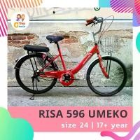 ราคา จักรยาน 24 นิ้ว แม่บ้าน UMEKO จักรยานแม่บ้าน จักรยาน ออกกำลังกาย กลางแจ้ง (1729702984391101182)