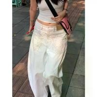 ราคา กางเกงยีนส์ปักลาย สไตล์อเมริกันย้อนยุค unisex ยาวถึงพื้น สำหรับผู้หญิง ดีไซน์ฉีกขาด กระเป๋าไม่สมมาตร ดีไซน์หอก กางเกงยีนส์ ขาสั้น ผู้ชาย ผ้า หนา นุ่ม ใส่ สบาย ย่าม สะพาย ทรง เอ เ (1731639077320098857)