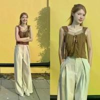 ราคา PSขากระบอกใหญ่ป้ายหน้าวินเทจ ผ้านุ่มยืด พริ้วใส่บายมาก Pants Lady ผู้หญิง Women กางเกง Clothing (1730997214136862779)