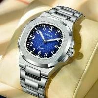 ราคา KIMSOUN Nautilus นาฬิกา ผู้ชาย นาฬิกา ควอตซ์ กันน้ำ นาฬิกา ธุรกิจ นาฬิกาผู้ชาย นาฬิการาโด้ แท้ hublot watch casio chronograph นาฬิกา omega (1730890719097424032)