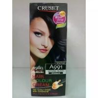 ราคา ทำผม A 991 สีดำธรรมชาติ ครูเซ็ท ครีมย้อมผม อุปกรณ์ทำผม (1729452471999040131)