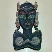 ราคา Essence of Africa Wall Mask Wood Size Big งานไม้เก่า แกะสลัก ชนเผ่า พื้นเมือง แอฟริกา (1731608462458587039)