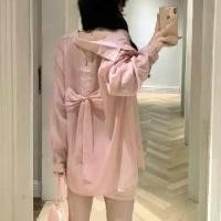 ราคา ดีไซน์หลังใหม่ อเนกประสงค์ ทรงหลวม Clothing เสื้อ Women ผู้หญิง เสื้อ เชิ้ต ยีน เสื้อ แขน ศอก เสื้อ หม้อ ห่อ ม เชิ้ต ทูโทน (1731715844982999559)