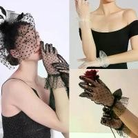 ราคา COD ถุงมือลูกไม้สั้น ถุงมือลูกไม้ดอกไม้สำหรับเกียรติยศ งานเลี้ยงชา วันวาเลนไทน์ ชุดแฟนซี สำหรับผู้หญิง (1731495376367683005)