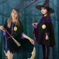 ราคา ชุดแม่มดเด็ก ชุดแม่มด ชุดฮาโลวีน ชุดฮาโลวีนเด็ก ชุดแฟนซี พร้อมส่งในไทย (1729723686857902623)