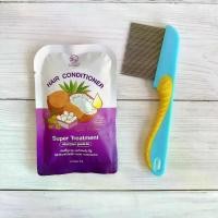 ราคา ครีมนวด+หวีสางสแตนเลส สำหรับ เหา ไข่เหา (1729573325396085679)