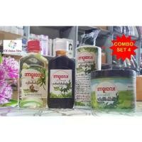 ราคา SET COMBO ยาสระผม + ครีมนวด + น้ำมันมะพร้าว + น้ำมันใบชาสด ORGANIC 100% (1730005658552076400)