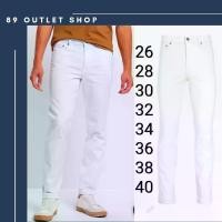 ราคา กางเกงผู้ชาย ทรงกระบอก สีขาว งาน OUTLET กางเกงยีนส์คนอ้วนไซส์ใหญ่ Big Size ยืดได้ กางเกงยีนส์ไซส์ใหญ่ กางเกงคนอ้วน แฟชั่นคนอ้วน (1729645803820583926)