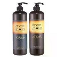 ราคา Argan Deluxe Argan Oil Nourishing Shampoo / Conditioner 500ml แชมพู และ ครีมนวดผม สำหรับผมแห้งเสีย แตกปลาย ชี้ฟู (1730105101890718075)