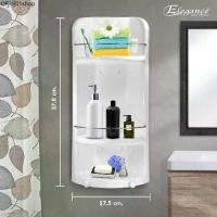 ราคา แนะนำ [ส่งจากไทย] ชั้นวางของในห้องน้ำ Max Volume 2in1 สีขาว แบบเข้ามุมและติดผนัง ชั้นวางสบู่ แชมพู ห้องน้ำ (1731629807771223507)