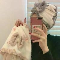 ราคา ผ้าขนหนูเช็ดผมแห้งเร็ว ปักลายโบว์ผีเสื้อ นุ่ม คลุมอาบน้ำ ผ้าคลุมศีรษะ แชมพู A467 แห้งเร็ว ผ้า เช็ด หน้า (1731630491880883446)