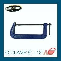 ราคา แคลมป์จับชิ้นงานรูปตัวซี ปากกา C-CLAMP HURRICANE ขนาด 8นิ้ว 10นิ้ว 12นิ้ว คําแนะนําการขายที่ร้อนแรงในเดือนนี้ (1731597682706712361)