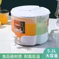 ราคา ขวดน้ำหมุนได้ ความจุ 5.2L ตู้แช่แข็งสามกริด กล่องเก็บเครื่องดื่ม เครื่องจ่ายเครื่องดื่ม ภาชนะบรรจุเครื่องดื่ม (1730105579875568604)