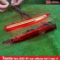 ราคา ทับทิมท้าย Yaris 2022 2023 2024 4 ประตู สีแดง ลาย lexus ไฟวิ่ง V1 (1729865763405793558)