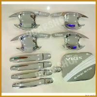 ราคา bromoashop คุณภาพรับประกันได้ เบ้ารองมือเปิด+ครอบมือจับ+ฝาถัง VIOS วีออสปี 2007-2012 สีโครเมี่ยมRD car รถยนต์ บาน จับ ประตู กุญแจล็อค บานเลื่อน ครบ ชุด รถจักร Sticker (1730377597164685382)