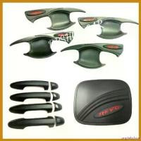 ราคา unplebshop ความคงทน เบ้ามือเปิด+ครอบมือจับ+ฝาถัง ยกสูง REVO 4ประตู ดำด้านโลโก้แดง car รถยนต์ บาน จับ ประตู กุญแจล็อค บานเลื่อน ครบ ชุด Sticker รถจักร (1730377592276420645)