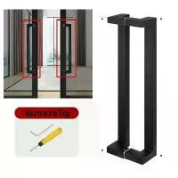 ราคา มือจับประตูกระจก Stainless Steel 304 ประตู มือจับห้องน้ำ ประตูไม้ ประตูอลูมิเนียม เงา แฮไลน์ ดำ รุ่น 1.0 มม.มือจับประตูกระจก Stainless Steel 304 ประตู มือจับห้องน้ำ ประตูไม้ ประตูอลูมิเนียม (172975824