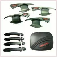 ราคา ChalongStore ปัจจุบัน เบ้ามือเปิด+ครอบมือจับ+ฝาถัง ยกสูง REVO 4ประตู ดำด้านโลโก้แดง (1730383009919175501)