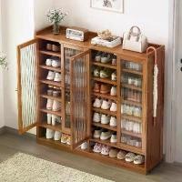 ราคา ตู้เก็บรองเท้า ตู้เก็บของรองเท้า ชั้นวางรองเท้า ตู้เก็บรองเท้า 2/3/4 ประตู กันฝุ่น หลายชั้น (1731464177264854849)