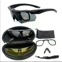 ราคา COD แว่นตา ESS Crossbow แว่นตายุทธวิธีแว่นตากีฬา สีดำ มาพร้อมกรอบตัดแว่นสายตา (1732164417797327847)