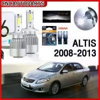ราคา [จัดส่งทันที] หลอดไฟ TOYOTA ALTIS ปี 2008 2009 2010 2011 2012 2013 C6 / OSRAM LED 6000K (2หลอด) ไฟหรี่ ไฟหน้าต่ำ ไฟหน้าสูง ไฟตัดหมอก (1731647351921739085)
