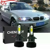 ราคา ชุดหลอดไฟ LED, สำหรับ BMW E46 1998-1999-2004 และ 2005, หลอดไฟหน้า, หลอดไฟ LED V4 6000K, แทนที่หลอดไส้สีขาว, 1 คู่ (1731392959669437704)