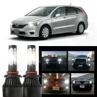 ราคา ชุดไฟหน้า LED สีขาว 2 ชิ้น, หลอดไฟ 4 ด้าน, NW, สำหรับ Honda Stream 2001-2023, อุปกรณ์เสริม (ไฟหน้า) (1731203421831465932)