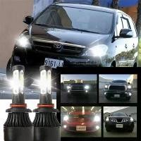 ราคา ชุดไฟหน้า LED สีขาว 2 ชิ้น 6000K X7 หลอดไฟ 4 ด้าน สำหรับ Toyota Innova 2006-2012 (ไฟหน้า) อุปกรณ์เสริม ชุดไฟหน้า (1731197019723500468)
