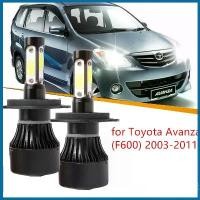 ราคา ไฟหน้า LED, 2 ชิ้น, ไฟหน้า H4, หลอดไฟ, สำหรับ Toyota Avanza (F600) 2003-2011, ชุด C, ปลั๊กแอนด์เพลย์ (1732216131848866740)