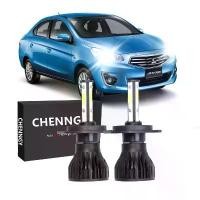 ราคา ไฟหน้า LED สีขาวสว่าง 6000K, 2PC, สำหรับ Mitsubishi Attrage (2013-2019), หลอดไฟ H4, ปลั๊กแอนด์เพลย์, เหมาะสำหรับใช้ในรถยนต์ (1731855475605343180)