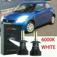 ราคา หลอดไฟ LED, สีขาว 6000K, อุปกรณ์เสริมไฟหน้า, 2PC, สำหรับ Suzuki Swift 2009-2017, ไฟหน้ารถยนต์ (1731200355407268788)