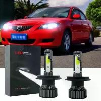 ราคา หลอดไฟ LED ไฟหน้า, สีขาว 6000K, อุปกรณ์เสริม CG CJW, สำหรับ Mazda 3, ปี 2009-2013, 2 ชิ้น, ไฟ LED, สำหรับไฟหน้า (1731203088991554508)