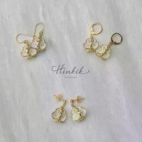 ราคา [TK] ต่างหู ตุ้มหู ดอกรัก ลงอีนาเมล Earring Crown Flower with enamel (1731986538778429483)