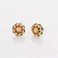 ราคา MONO Jewelry ต่างหูทองลงยาสี รุ่น MN9009L ต่างหู earring (1732223322574785155)