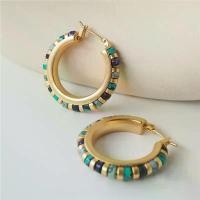 ราคา ต่างหูแหวนชุบทองเคลือบด้านสุดแปลกใหม่, ต่างหู, ที่ครอบหู, พิพิธภัณฑ์ศิลปะเมโทรบูติก (1732331944809564446)