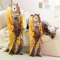 ราคา หมอน พิมพ์ หมาป่า ซีรีส์แกะ หมอนยาวนอน เสื้อคลุมสีเหลือง พร้อมตุ๊กตาตลกกระรอก ของขวัญสำหรับเด็กผู้หญิง ตุ๊กตาสองมือแท้ กรงเล็บรัก มีสีอื่น ๆ HW เทอร์โบ (1731121747744230003)