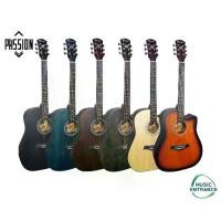 ราคา Passion Retro 41 Acoustic Guitar กีต้าร์ โปร่ง 41 นิ้ว ( สำหรับ มือใหม่ ฟรี ปิ๊ก กีตาร์ กระเป๋า กีต้า คาโป้ ) (1729595603424413745)