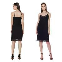 ราคา CARA คาร่า ชุดเดรส ชุดเดรสสั้น เดรสสั้น เดรส สายเดี่ยว สายเดี่ยวลูกไม้ กระโปรง สายปรับระดับได้ สีดำ สีเทา OCSN-PLA016 (1731477388561516466)