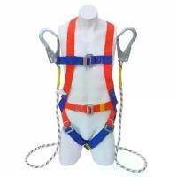 ราคา เข็มขัดเซฟตี้ เข็มขัด นิรภัย(ครึ่งตัว)พร้อมเชือกเซฟตี้ชุดโรยตัวเซฟตี้ เข็มขัดนิรภัยป้องกันความสูงสูงเข็มขัดนิรภัยเบ็ดคู่ (1730218465003670328)