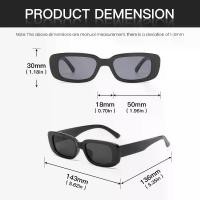 ราคา แว่นตากรอบสี่เหลี่ยมแคบ, Cydays, SS25, ป้องกัน UV400, เลนส์ PC ไม่โพลาไรซ์, แฟชั่น, ขอบเต็ม, แว่นกันแดดแฟชั่น, อินเทรนด์และมีสีสัน, Unisex, ของขวัญ, CD1157 (1732301664643484026)