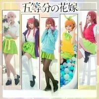 ราคา ชุดคอสเพลย์, ตัวละคร Quintuplets Nakano Ichika / Nakano Nino / Nakano Miku / Nakano Yotsuba / Nakano Itsuki, สำหรับผู้หญิง, เหมาะสำหรับปาร์ตี้ฮาโลวีนและคาร์นิวัล, เครื่องแต่งกาย Clothing เสื้อผ้า (173
