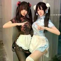 ราคา ชุดทำอาหาร, ครัวเล็ก ๆ จีน, สไตล์โลลิต้า, สไตล์โลลิต้าญี่ปุ่น, ผ้ากันเปื้อนแม่บ้าน, เครื่องแต่งกาย Cos, Cheongsam จีนใหม่, ชุดสูทจีนใหม่ (1731162955770792791)