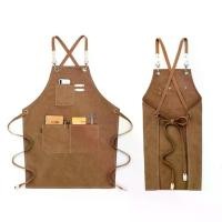 ราคา ผ้ากันเปื้อนผ้าใบกันน้ำ 100% สำหรับทำสวน ร้านดอกไม้ เบเกอรี่ ร้านกาแฟ เซรามิก งานฝีมือ ร้านอาหาร บริกร ห้องครัว เชฟ ผ้ากันเปื้อน (1729949733841504261)