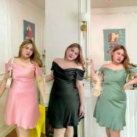 ราคา Amber dress เดรสซาติน สายเพชร plussize - Merry House Women Clothing เสื้อผ้า ผู้หญิง ชุด คลุม ท้อง ให้ นม bymommay ariana grande bubble เดรสเชิ้ต poem เดรสผ้า ไทย สี (1731348935195462255)