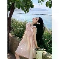 ราคา เดรสแขนกระพือปีก สีชมพู คอลเลคชั่นฤดูร้อน ใหม่จาก SweetFirst สไตล์ความรัก ไซส์เล็ก afterparty เทป ชุด มินิเดรส สวย ๆ เสือ ผ้า คน อ้วน เดรส ให้ นม (1731462833807460024)