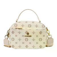 ราคา กระเป๋าสะพายข้าง, แฟชั่น Niche, กระเป๋าทรงกลมเล็ก, ความจุมาก, สำหรับผู้หญิง, กระเป๋าสะพายไหล่, มือถือ, พิมพ์ลาย, กระเป๋าหรูหรา กระเป๋า ผู้ทําจาก หนัง แท้ กระเป๋า ชา แนล คลาสสิค ปัง บอล ดิป (1731564160