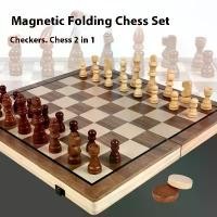 ราคา หมากรุกพับไม้ มุมมน ข้ามพรมแดน หมากฮอสสากล คุณภาพแม่เหล็ก การแข่งขันหมากรุก ของเล่นเพื่อการศึกษา เกมกระดาน หมากรุก (1731281991866025012)