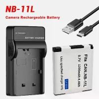 ราคา แบตเตอรี่กล้อง NB-11L, NB 11L Li-ion, 1200mAh, สำหรับแบตเตอรี่กล้องดิจิตอล Canon PowerShot A2600 A3400 A3500 A4000, มาพร้อมที่ชาร์จ USB (1731652275789464943)