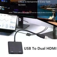 ราคา ตัวแปลง USB 3.0 เป็น HDMI, T140inbookin, มืออาชีพ, 1080P ตัวแปลงแบบขยาย, อะแดปเตอร์ USB เป็น HDMI, ตัวแปลงวิดีโอแบบเสียบปลั๊กหนึ่งถึงสอง, เหมาะสำหรับโทรทัศน์ (1731329777565009379)